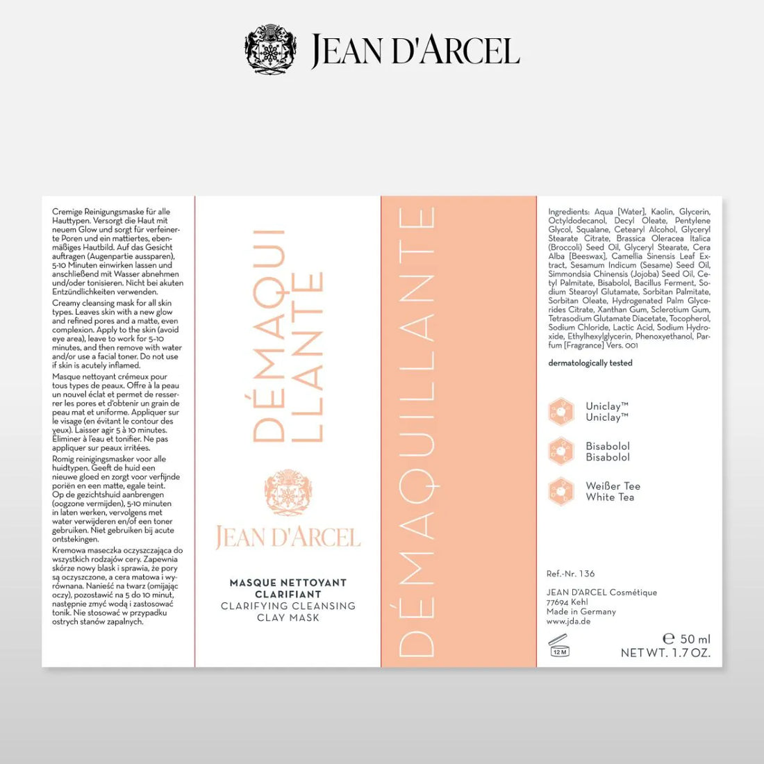 Clarifying Clay Mask – mască cu argilă pentru reducerea sebumului și efect matifiant - 4