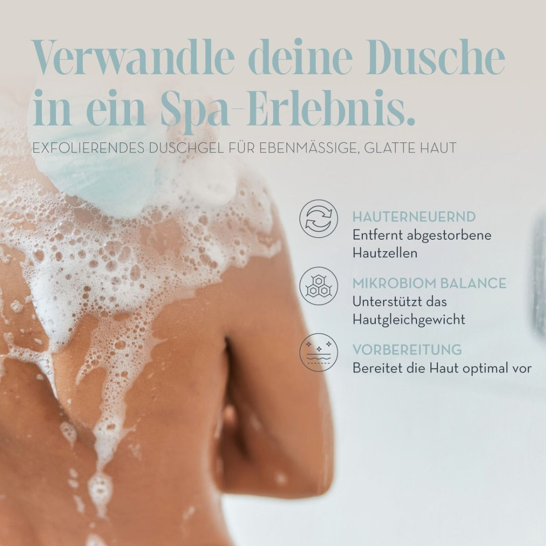 AHA Body Wash – gel de duș exfoliant pentru regenerare și uniformizare - 3