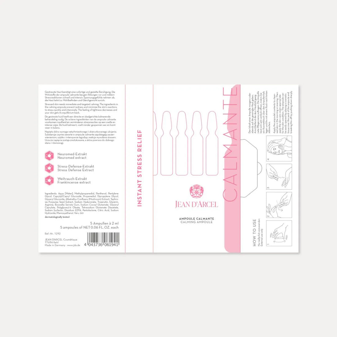 Calming Ampoule – fiolă SOS cu efect de calmare și de ameliorare a roșeții - 9