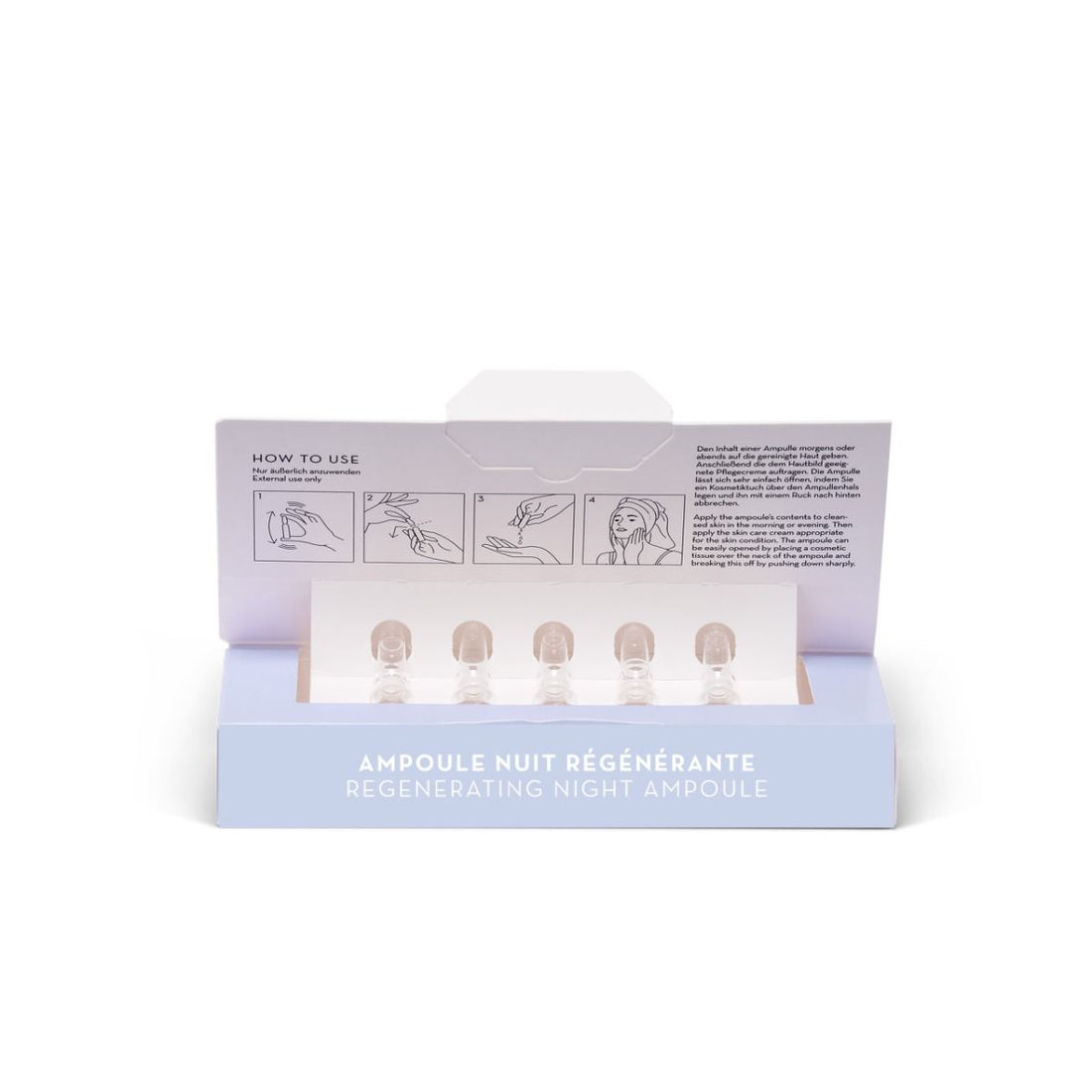 Regenerating Night Ampoule – fiolă de noapte pentru regenerare nocturnă și fermitate la trezire - 4