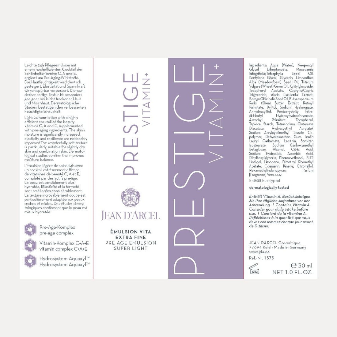 Pre-Age Super Light – emulsie cu textură ultrafină pentru fermitate, reducerea ridurilor și încetinirea semnelor de îmbătrânire - 6