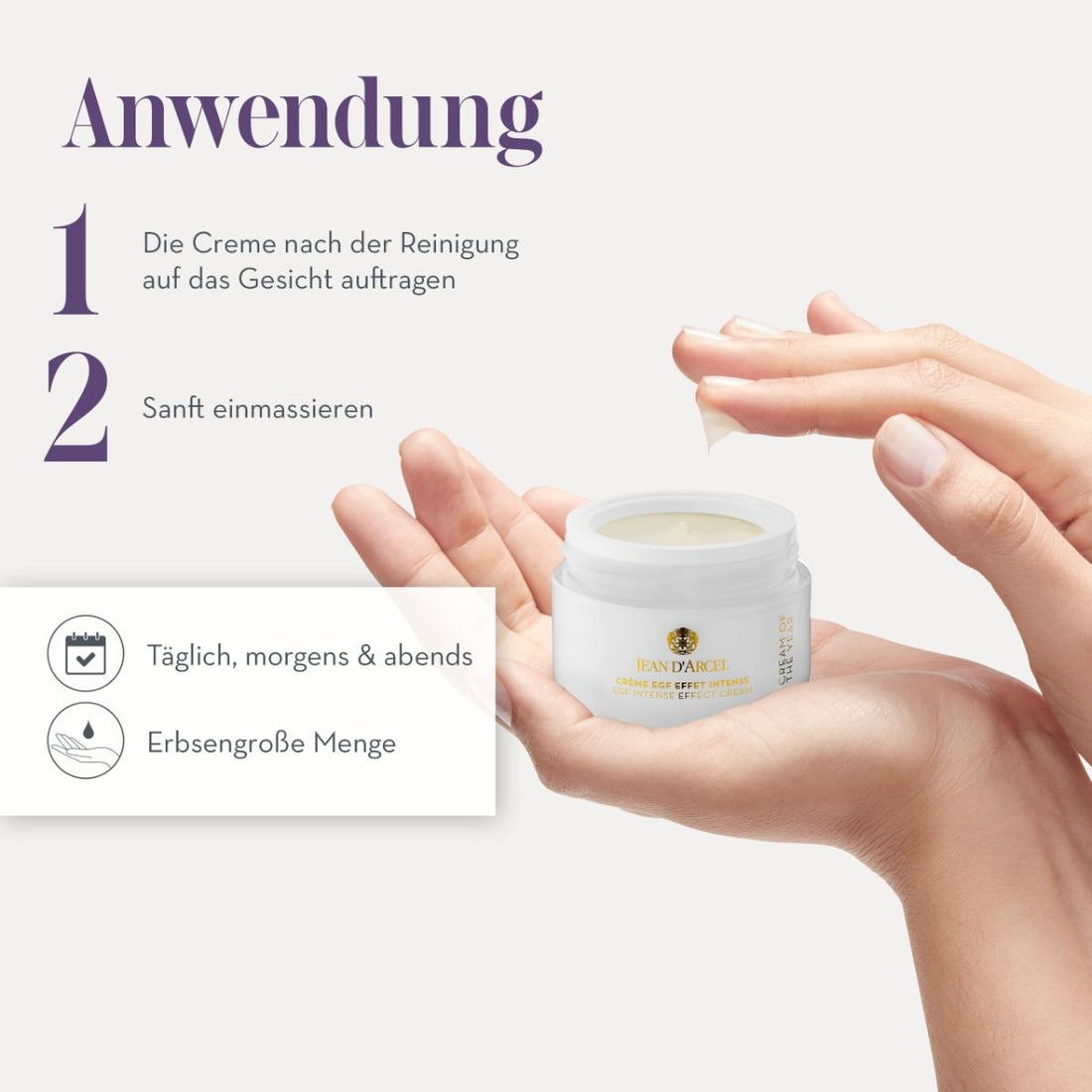 Crème EGF Effet Intense – cremă aniversară pentru fermitate vizibilă și luminozitate - 4
