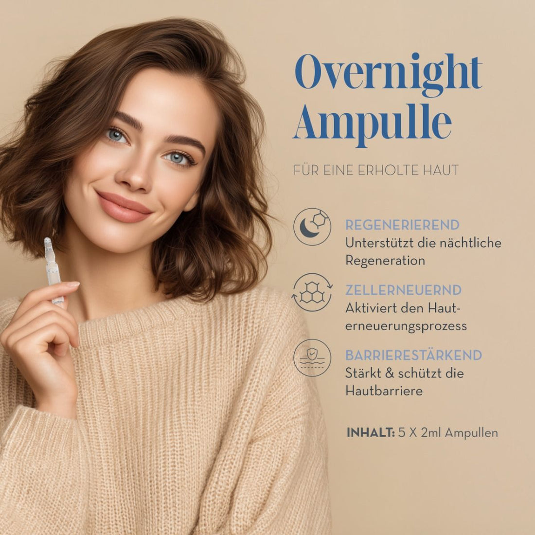 Regenerating Night Ampoule – fiolă de noapte pentru regenerare nocturnă și fermitate la trezire - 5