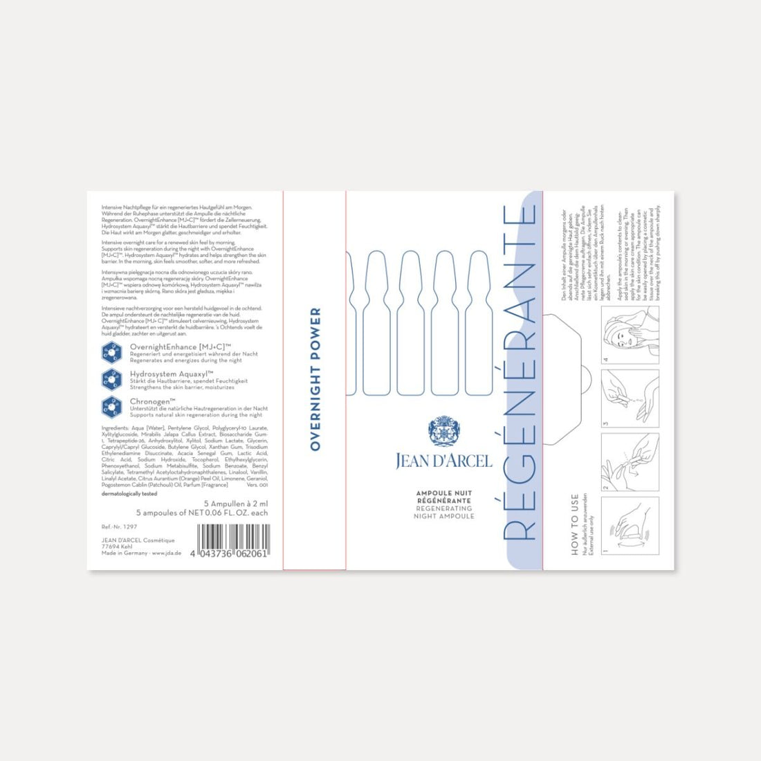 Regenerating Night Ampoule – fiolă de noapte pentru regenerare nocturnă și fermitate la trezire - 9